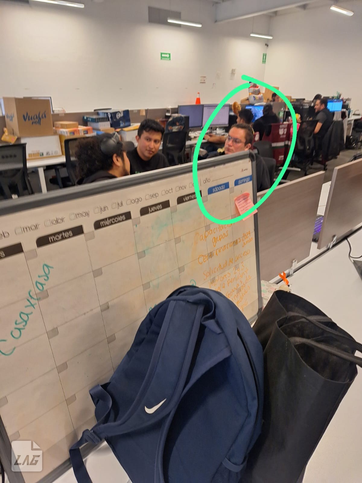 La oficina de desarrollo un día cualquiera